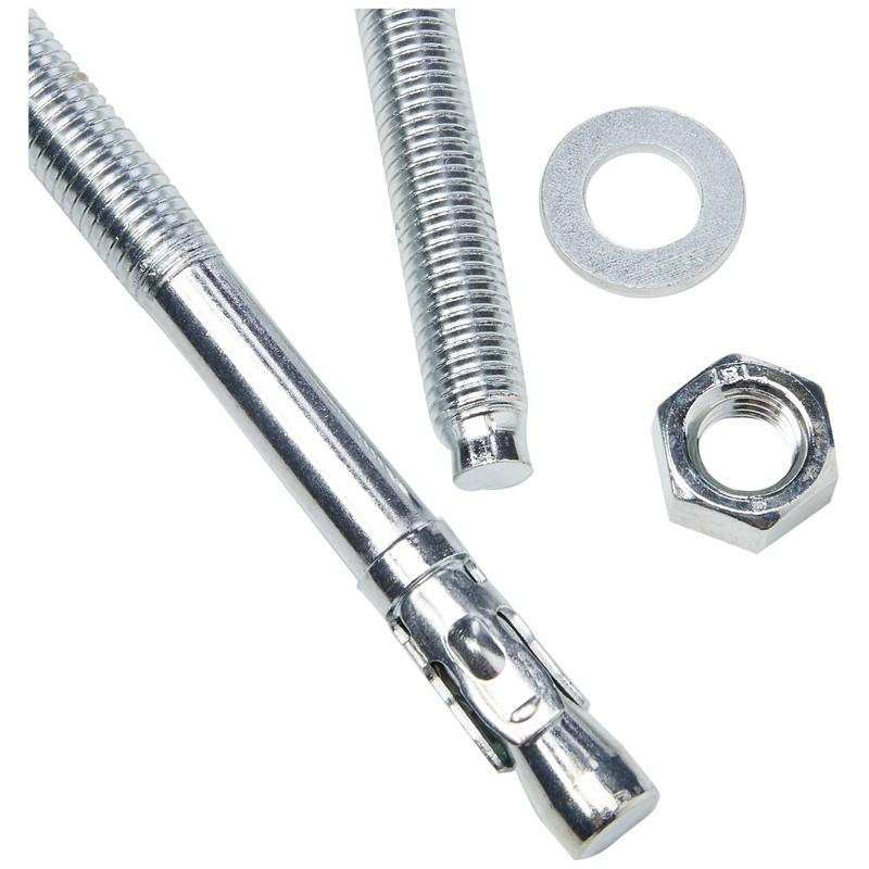 AHC K-ZYTB12180B5 M12 x 180 mm Through Bolts - Zinc