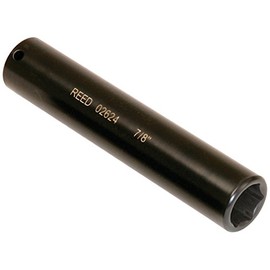 Reed Tool 02624 EDS14 Extended Length Socket, 7/8-Inch, 6-1/2-Inch Deep