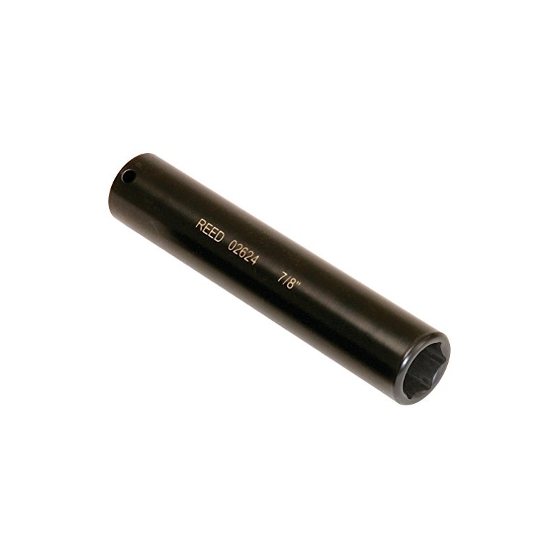 Reed Tool 02624 EDS14 Extended Length Socket, 7/8-Inch, 6-1/2-Inch Deep