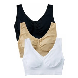 Hiking Gril Women's Comfort Wirefree Bralette Unpadded Sleep Yoga Bra HBF 3XL