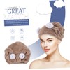 BIUDECO Cartoon Design Hair Drying Cap Hair Wrap Fast Drying