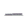 KING TONY 3013MR Socket Wrench, 3/8-inch, Set of 13