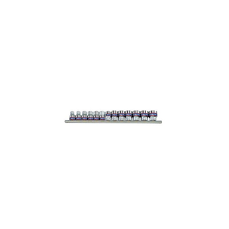 KING TONY 3013MR Socket Wrench, 3/8-inch, Set of 13