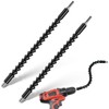 Flexible Drill Extension, 2-Piece Screwdriver Flex Shaft, 11.6-Inch Universal Drill
