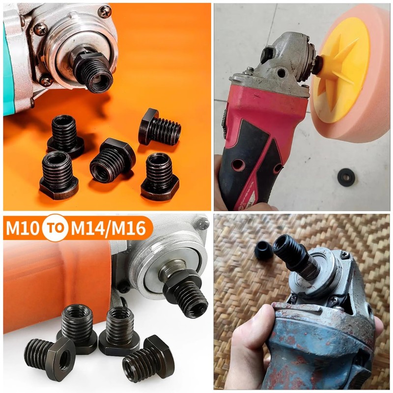 TorSor 2 Pack Angle Grinder Attachment Adapter M10 To M14