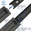 VADANIA VA1245 DIY Slide Rail, 11.8 inches (300 mm), 3