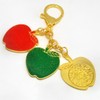 Feng Shui Trinity Of Apples Amulet Rune of Luck, Red