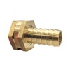 GRIDTECH Brass Garden Hose Adapter Swivel Fitting, 5/8” Barb and
