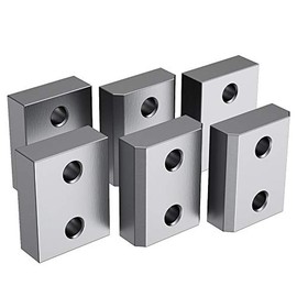 Anbull Electric Rebar Cutter Blades for 5/8Inch 16mm #5 Electric Rebar Cutter 6 Pcs Blades with 12 Hexagon Screw and 12 Spring Washer