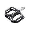 WELLGO Aluminum Pedal with Pin, CNC Thin, Black, 9.2 oz