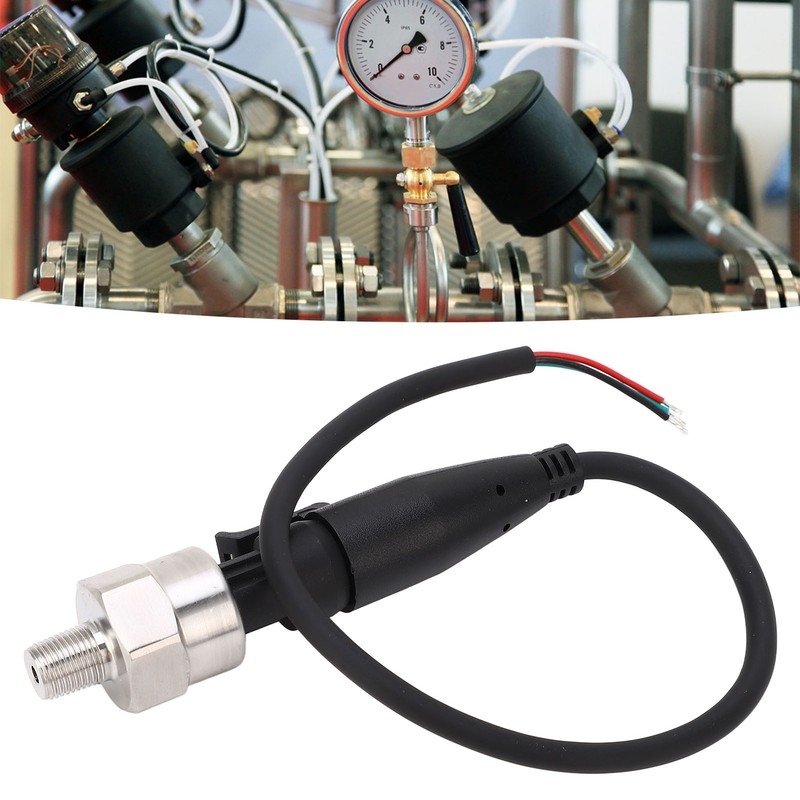 Pressure Transducer Stainless Steel 1/8in 27NPT Thread 100PSI Pressure Probe