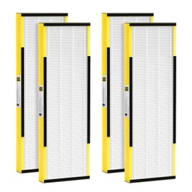 4 Pack HEPA only, FLT4825 True HEPA Filter B Replacement, Compatible with Guardian Air Purifier AC4825 AC4300 AC4800 AC4900 AC4850
