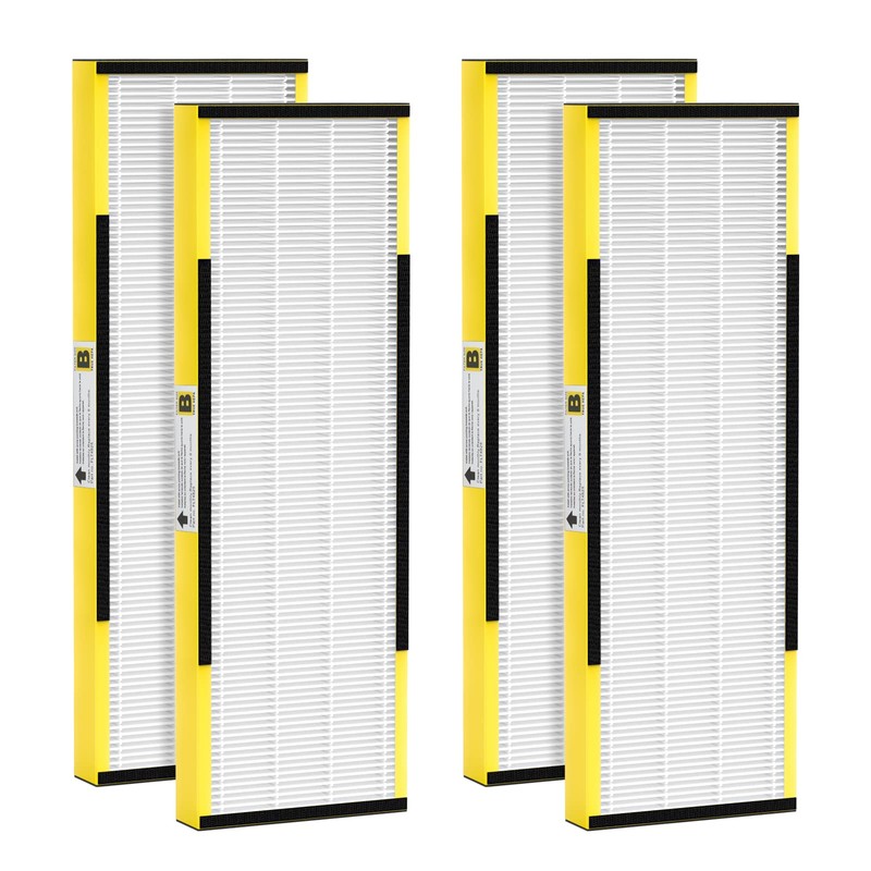 4 Pack HEPA only, FLT4825 True HEPA Filter B Replacement,