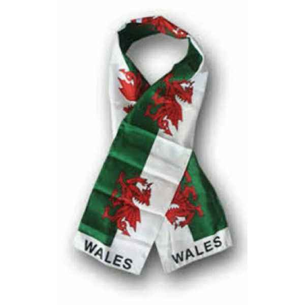 RFCO Wales Welsh Country Lightweight Flag Printed Knitted Style Scarf