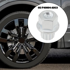 YINETTECH 1PC Anti Theft Wheel Lock Lug Nut Screw Removal Key T40004-ABC3 ABC-3/14PT 29.1x23.4mm Compatible with VW for Cars Wheel Tire Nut Screw Removal
