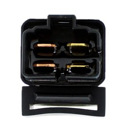 Yingshop Starter Relay Solenoid Compatible for Yamaha Badger Tracker Bruin Breeze Champ Big Wheel Big Bear Grizzly Zuma 100 125 200 250 350 400 450 600 YFM80 YFM100 YFM125 YFM250 YFM350 YFM400 YFM450