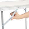 Ynredee Folding Camping Table,2.3FT Aluminum Folding Picnic Table,Heavy Duty Utility