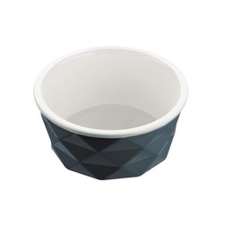 HUNTER EIBY Ceramic Bowl, Feeding and Drinking Bowl, Non-Slip, 350 ml, Blue