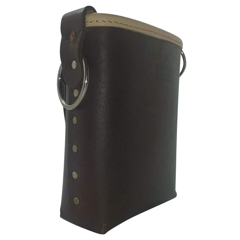 Leather Gold 3875-CHOC Bolt Bag with 2 Spud Wrench Holders,