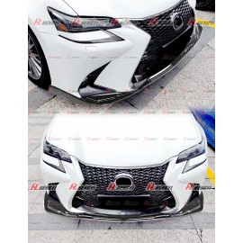 MQ For 2016-2020 Lexus GS350 GS450H JDM Style Gloss Black Front Bumper Lip Splitter