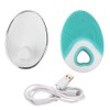 Electric Face Cleansing Brush Silicone Massage Portable Waterproof Ultrasonic Deeply