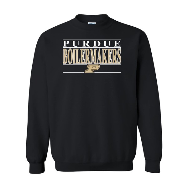 AW1219 - Purdue Boilermakers Headline Crew Sweatshirt - Medium -