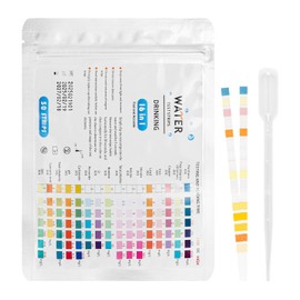 50 PCS Water Test Strips, Pool Test Strips, 16-in-1 Spa and Hot Tub Test Strips for Ph, Manganese, Nitrate, Iron, Nitrite, Copper, Iron Hardness