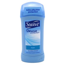 Suave Deodorant 2.6 Ounce 24Hr Fresh Invisible Solid (76ml) (2 Pack)