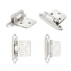 Vallecloud 10 Pack (5 Pair) Brushed Satin Nickel Self Closing