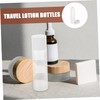 TOVINANNA 3 Pack Squeezable Travel Toiletry Bottles Leakproof Liquid Containers