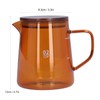 Glass Coffee Server, 500ml Clear Glass Range Coffee Server Heat