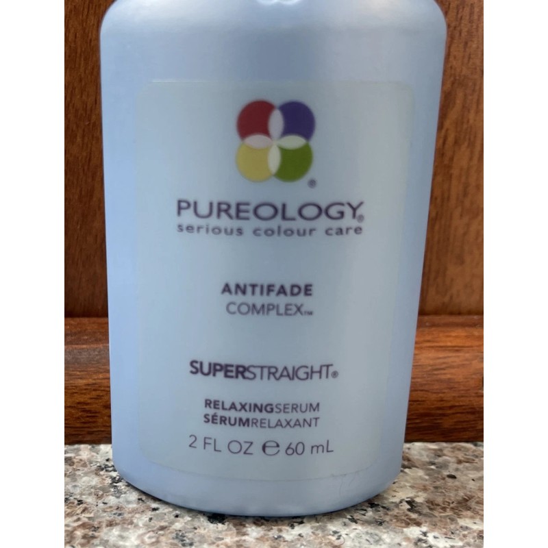 PUREOLOGY SUPER STRAIGHT RELAXING HAIR SERUM 2oz