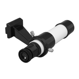 Finder Scope for Astronomical Telescope, 5x Refractor Telescope with Inline Base Stand, 5 x 24 Portable Reticle Telescope Finder Scope for Adults and