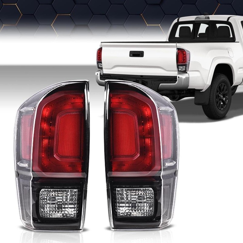 PIT66 Rear Tail Lights Pair Compatible with Toyota Tacoma All