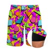 feelacle Retro 80s 90s Style Mens Swim Trunks 9 Inch