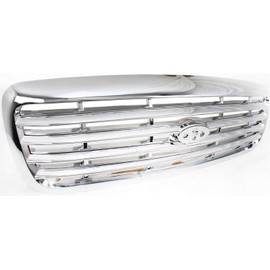 Evan Fischer Grille Assembly Compatible with 1998-2011 Ford Crown Victoria