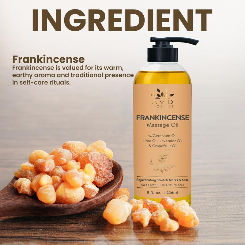 AVD Organics Frankincense Massage 236 ml