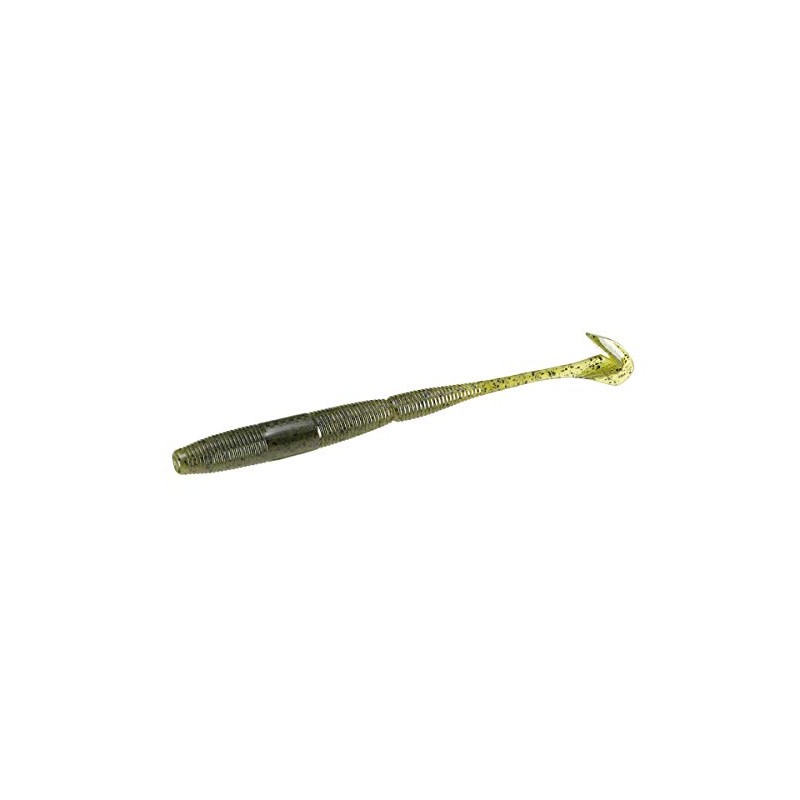 13 FISHING Unisex Adult Bait-Soft Plastic Ninja Worm, Green, 5.5