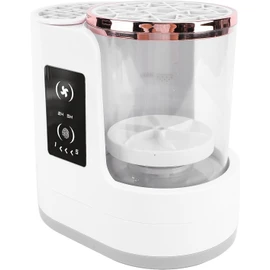Cleaner de Cepillo de Maquillaje Automático de 850 Rpm con un Temporizador de 2H 5H, Máquina de Limpiador de Cepillos de Maquillaje Eléctrico, Cepillos de Cepillos Cosméticos USB