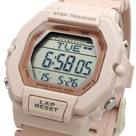 Casio LWS-2200H Series Women's Digital Wristwatch, Overseas Model, Pink Beige LWS-2200H-4AV, Sporty