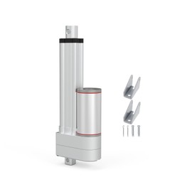 Stroke 200mm 1000N 8 Inch Stroke Linear Actuator 12V High Load 220lbs Linear Motion Actuator, Electric Actuator 0.47"/s Heavy Duty with Mounting Bracket