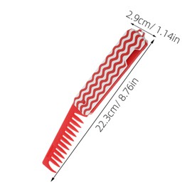 Beavorty Travel Compact Comb Portable Dual Use Hair Tool with Fine and Wide Teeth Static Detangling for Effortless Styling and Root Volume