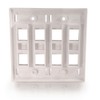 C2G 03415 8-Port Double Gang Multimedia Keystone Double Gang Wall