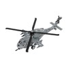 Diecast Metal Helicopter Model Sound Light Pullback Alloy Fighter Aircraft