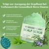 Scalp Scrub, Rosemary and Mint Scalp Scrub, Hair Treatment, Scalp