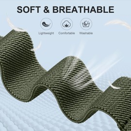 KUBFDL Nylon Watch Strap 20 mm Elastic Bracelet with Magnetic Clasp for Men and Women Quick Release Replacement Strap Adjustable Breathable Woven Sports Watch Straps