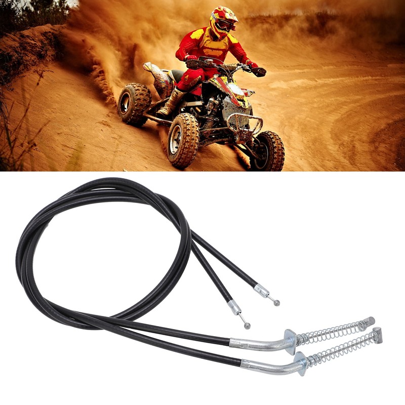 2pcs ATV Front Brake Cable High Strength Steel Rugged Structure