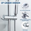Simpeak Universal Hand Shower Holder with Hook, Adjustable Shower Holder