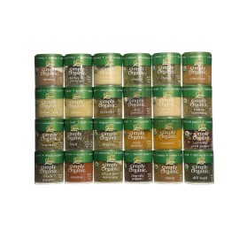 Simply Organic Ultimate Organic Starter Spice Gift Set 24 Piece Assortment