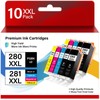 PGI-280XXL/CLI-281XXL Replacements for Canon 280 281 Ink Cartridges Combo Pack